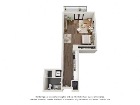 0D Floor Plan at Casa Marti, Tampa, FL